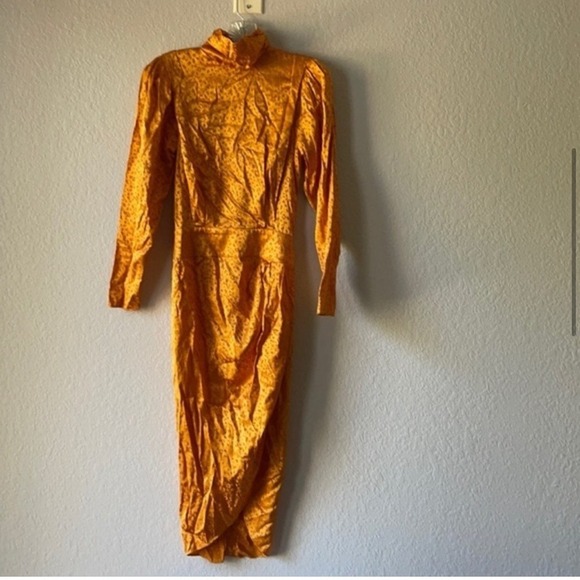 NWT RONNY KOBO‎ Kaira Dress in Marigold XS - Picture 4 of 8